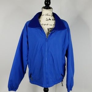 COLUMBIA ▪ "Old School" Classic Royal Blue fleece lined jacket, Size M, EUC